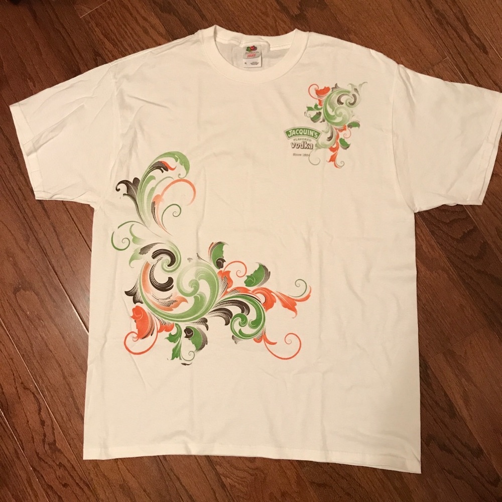 NEW Jacquin’s flavored vodka t-shirt - unisex XL